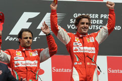 Fernando und Felipe auf Platz 1 + 2