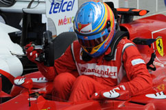 Fernando nach dem Rennen