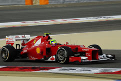 Felipe fährt auf Platz 9
