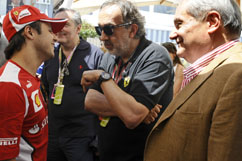Felipe, FIAT CEO Marchionne, Ferrari CEO Felisa