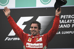 Fernando, der Sieger auf Platz 1